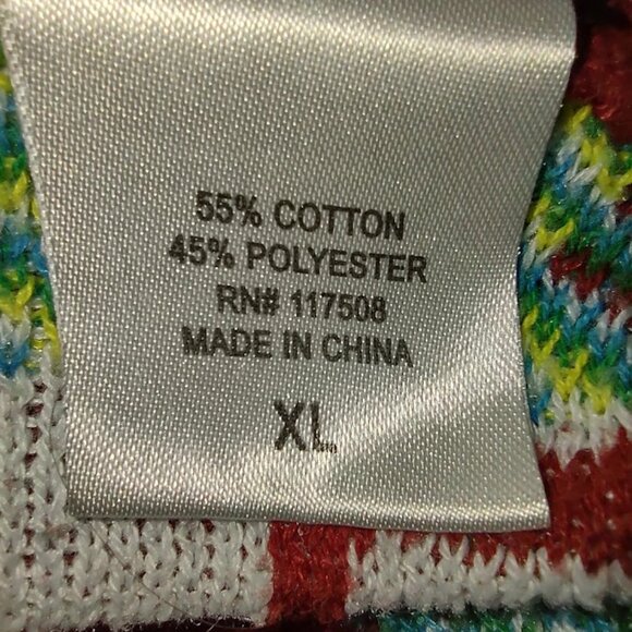 STRANGER THINGS NETFLIX UGLY RED CHRISTMAS SWEATER STRING OF LIGHT GONE SIZE XL - Picture 6 of 9